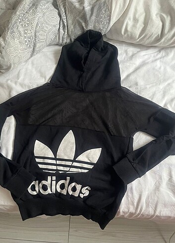Adidas Kapşonlu Sweat Siyah