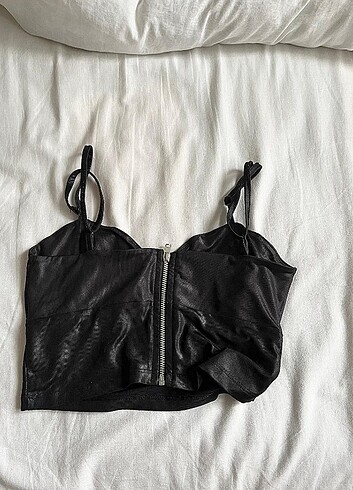 Zara Deri Mini Crop 