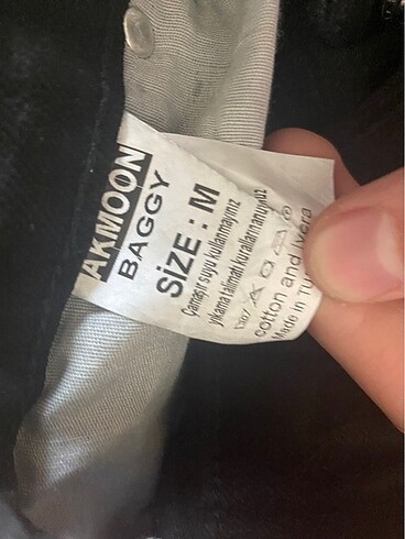 m Beden siyah Renk M beden Baggy pantolon