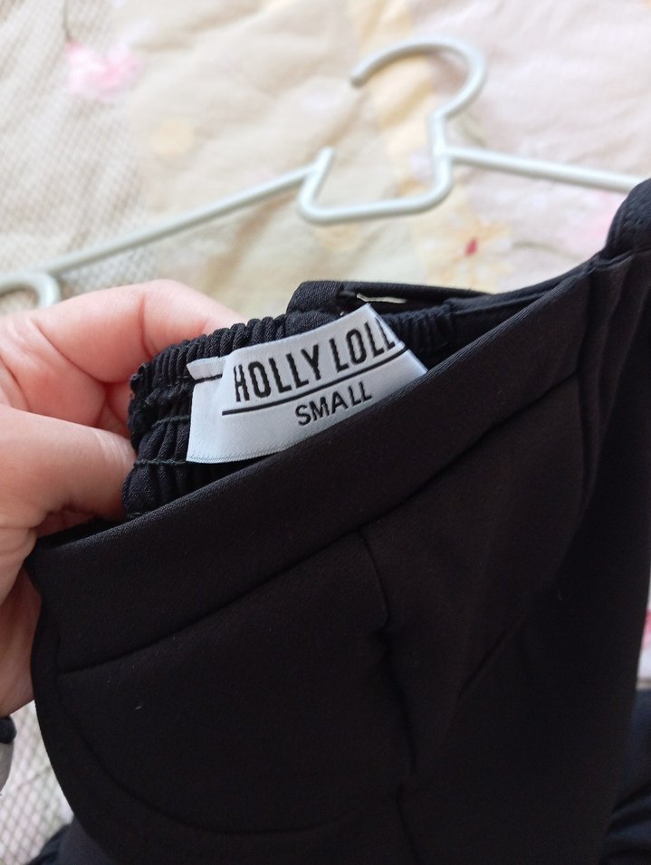 Askılı Siyah Uzun Pilili Elbise - Görsel 4