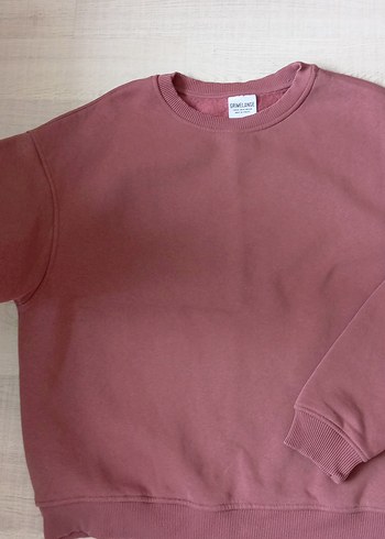 Diğer Bordo Kadın Bisiklet Yaka Sweatshirt