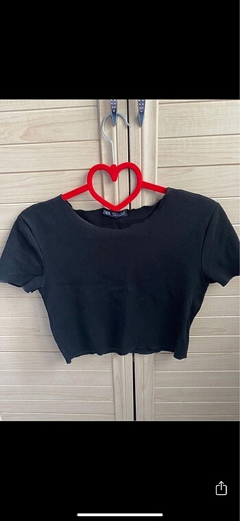 Zara Zara siyah crop