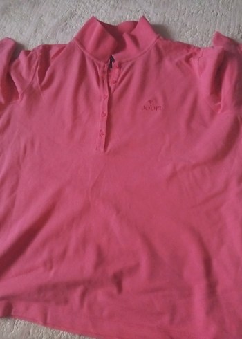 Pembe Düğmeli Kısa Kollu Hamile Tişörtü - Görsel 5