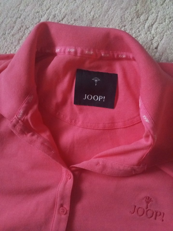 Pembe Düğmeli Kısa Kollu Hamile Tişörtü - Görsel 3