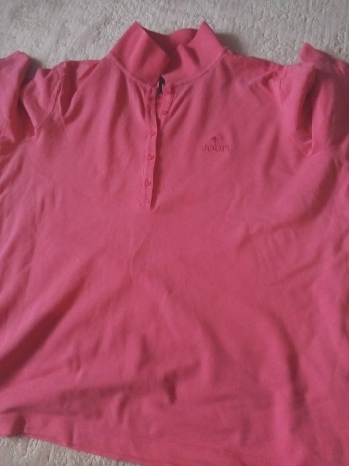 Pembe Düğmeli Kısa Kollu Hamile Tişörtü - Görsel 5