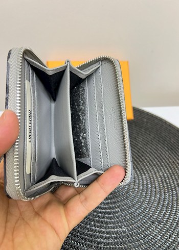 Gri Desenli Louis Vuitton Deri Kadın Cüzdan - Görsel 2
