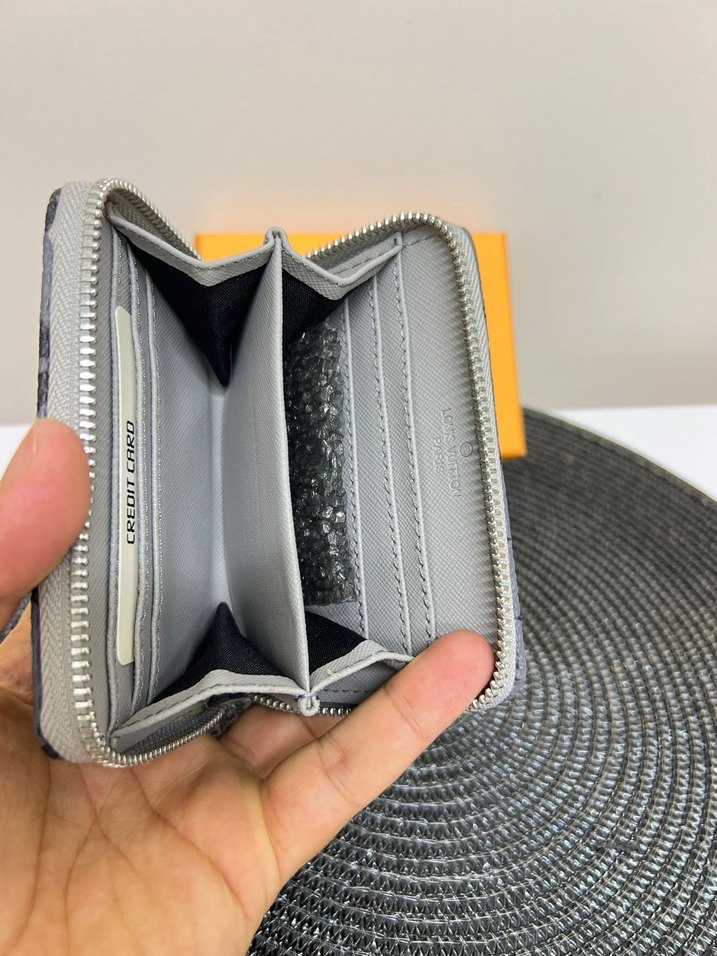 Gri Desenli Louis Vuitton Deri Kadın Cüzdan - Görsel 2