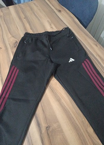 Bordo Siyah Kapüşonlu Fermuarlı Erkek Eşofman Takımı - Görsel 5