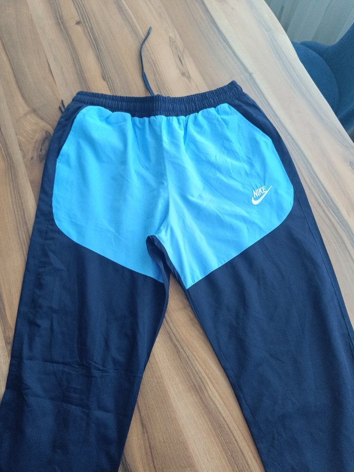 Nike Erkek Mavi Siyah Rahat Eşofman Altı - Görsel 2