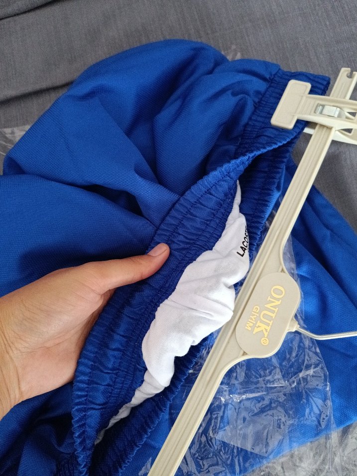 Lacoste Mavi Erkek Spor Şort - Görsel 5