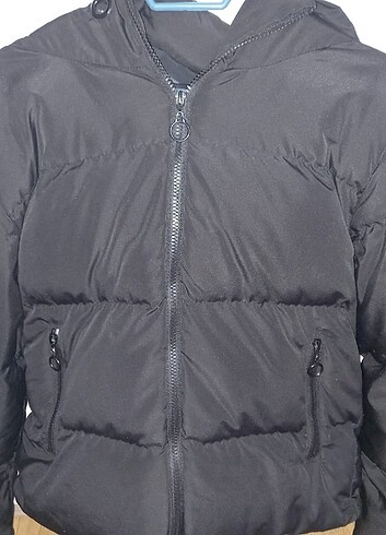 Diğer Siyah Şişme Mont