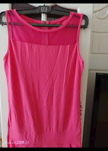 Pembe V Yaka Uzun Kadın Tulum - Görsel 5