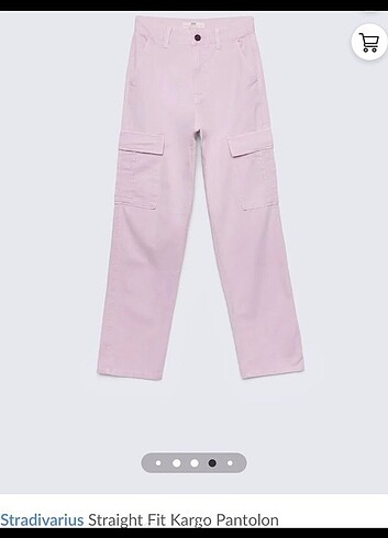 stradivarius straight fit kargo pantolon