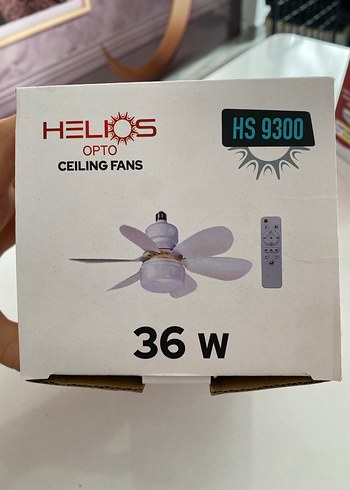 Helios HS9300 Beyaz Tavan Vantilatörü 36W - Görsel 4