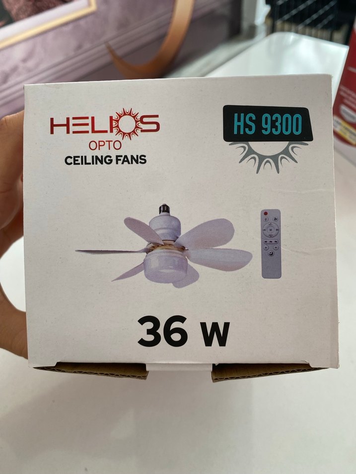 Helios HS9300 Beyaz Tavan Vantilatörü 36W - Görsel 4