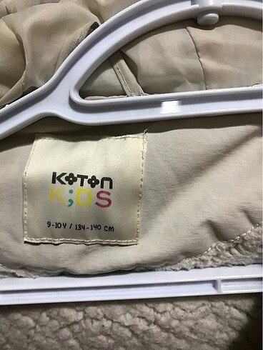 10 Yaş Beden ten rengi Renk Koton çocuk mont