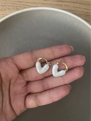 Mini kalp küpe