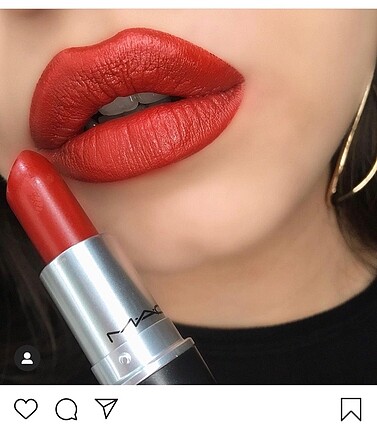 Mac Chili Ruj Mac Ruj & Lipstick %20 İndirimli - Gardrops