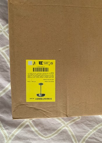 Beden Zara Home Gümüş Masa Lambası