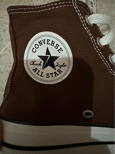 Converse bot 40 numara kahverengi