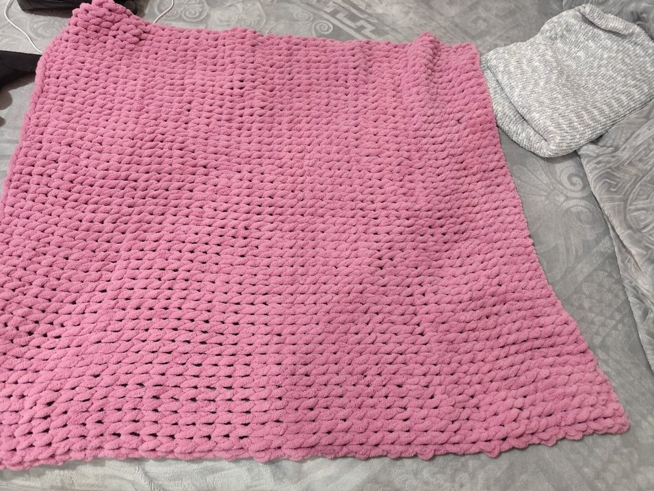 Mor Çocuk Battaniyesi Pamuklu Kumaş - Görsel 2