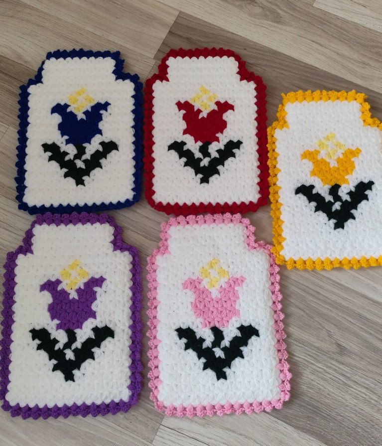 Renkli Çoklu Banyo lifi 5 uzun 5 kese lif - Görsel 2