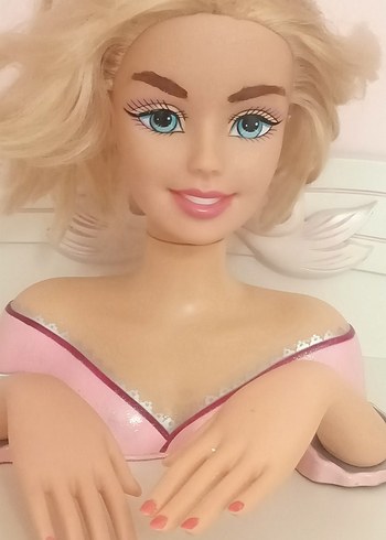 Kuaför Pastel Pembe Bebek Figürü