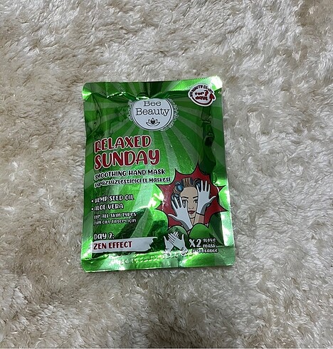 Bee Beauty 7 adet kağıt maske