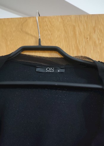 Altın Renkli Payetli Yılan Desenli Kadın Ceket - Görsel 4