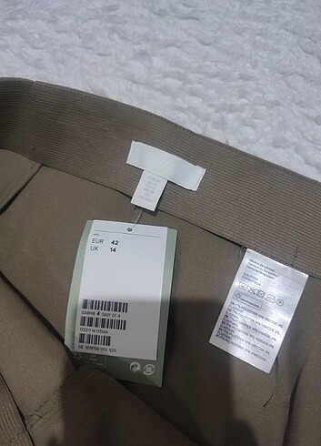 42 Beden camel Renk Kumaş pantolon 