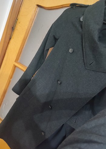 m Beden Düğmeli Gri MidiKabanı