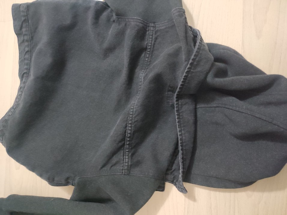 Erkek Çocuk Siyah Denim Düğmeli Ceket mont - Görsel 4