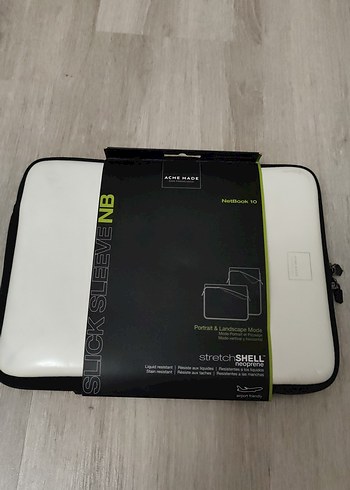Gri Beyaz Netbook Kılıfı 10 İnç