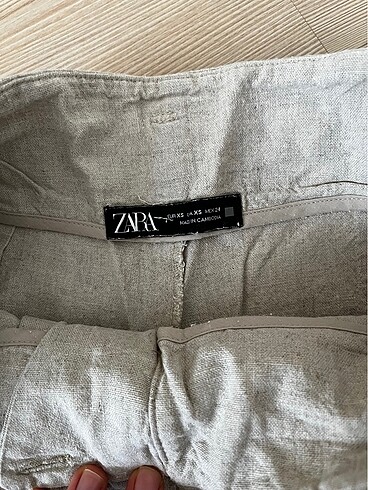 xs Beden Zara keten şort