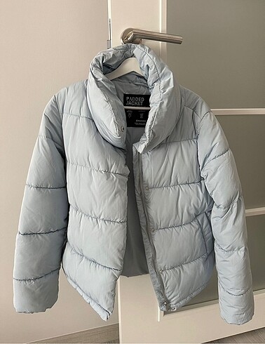 Stradivarius Dik Yaka Şişme Mont