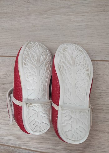 Kız Çocuk Kırmızı Tokalı Babet - Görsel 3