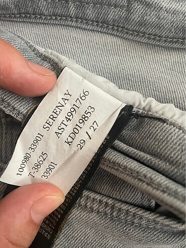 29 Beden Kot pantolon