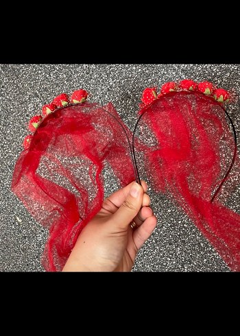 Kırmızı Kurdeleli Zil Tefleri- Kına seti - Görsel 3