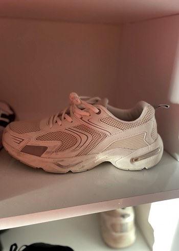 Beyaz Bağcıklı Erkek Spor Ayakkabı - Görsel 3