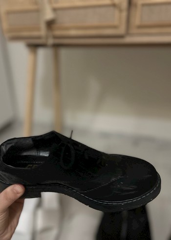 Siyah Erkek Çocuk Goth Özel Ayakkabı - Görsel 3