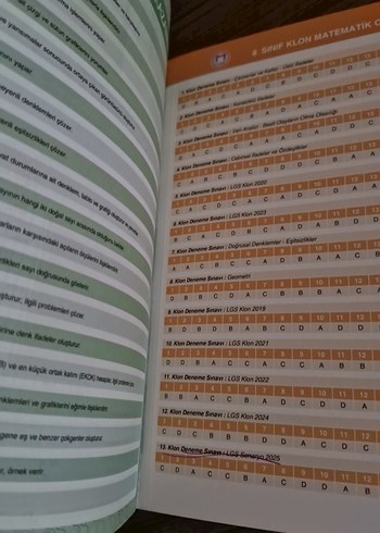 Beden LGS Klon Matematik 13 Deneme Sınavı Kitabı