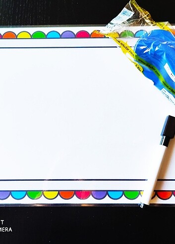 Beden Yeni nesil yazı tahtası PVC kaplı parlak