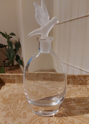 ?PAŞABAHÇE EL YAPIMI KRİSTAL KARAF ŞİŞE