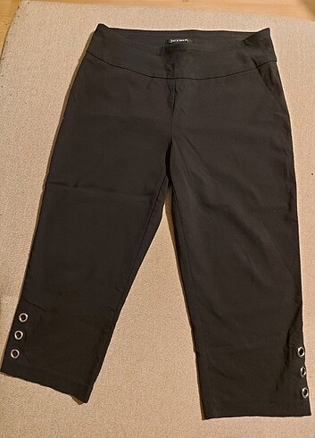 AMERİKADAN ZAX&RACHEL KAPRİ SİYAH PANTOLON - Görsel 3