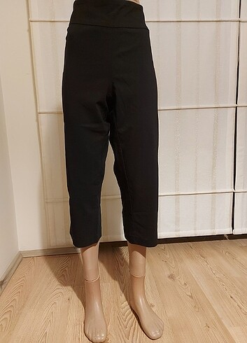 AMERİKADAN ZAX&RACHEL KAPRİ SİYAH PANTOLON - Görsel 2