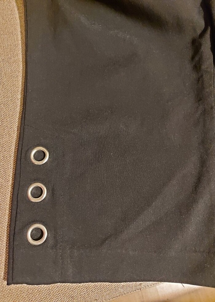 AMERİKADAN ZAX&RACHEL KAPRİ SİYAH PANTOLON - Görsel 4