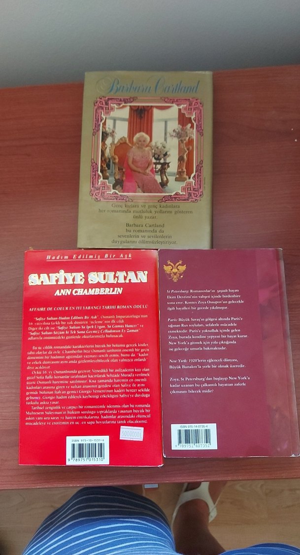 Barbara Cartland, Ann Chamberlin, Danielle Steel Roman Seti - Görsel 5