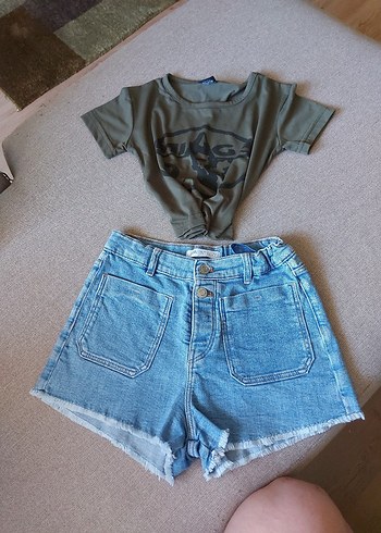 HEDİYELİ ZARA KIZ ÇOCUK ŞORT 13/14 Yaş - Görsel 3