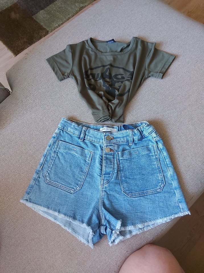 HEDİYELİ ZARA KIZ ÇOCUK ŞORT 13/14 Yaş - Görsel 3