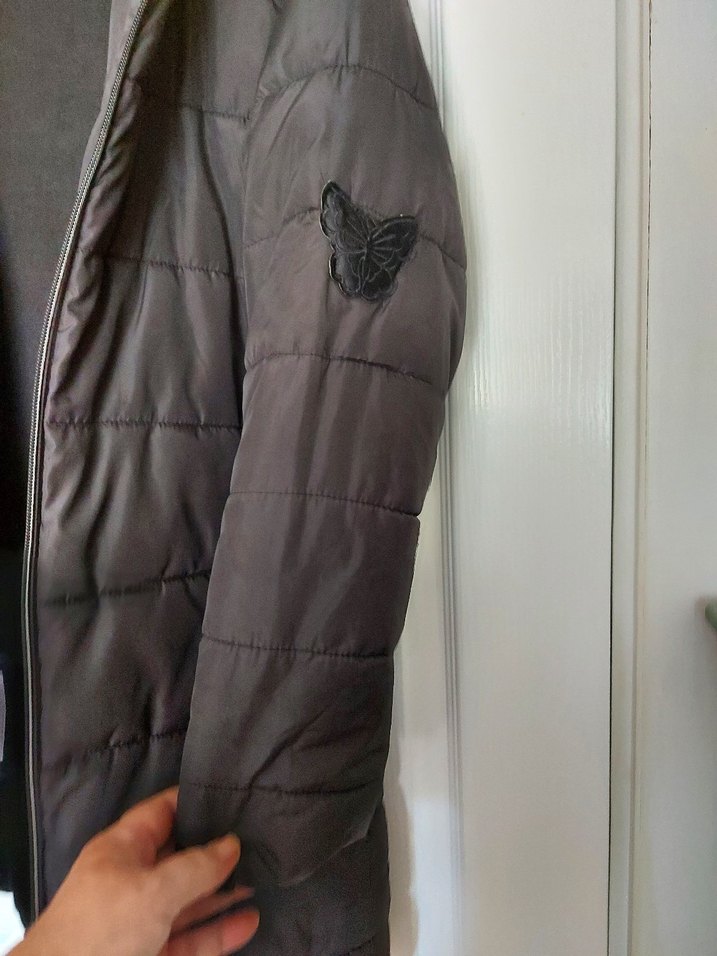 MANGO KIZ ÇOCUK KAPÜŞONLU MONT 13/14 - Görsel 3